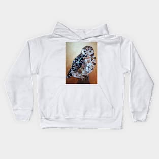 Little Owl Collage Kids Hoodie